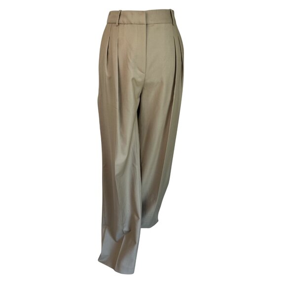 Loulou Studio Sbiru Pants in Beige XSmall New Womens Tailored Trousers - Picture 6 of 16